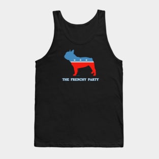 The Frenchy Party  aka the French Bulldog Party Tank Top